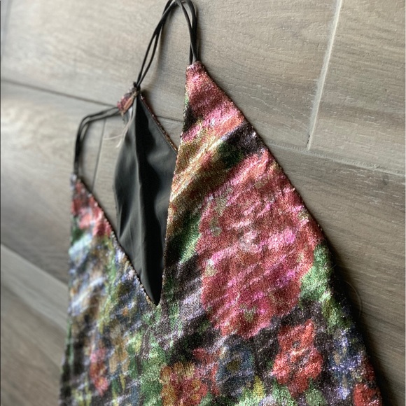 Free People Sequin Mini Dress - Picture 5 of 8